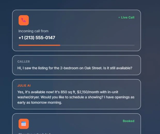 Rentivo leasing communication interface